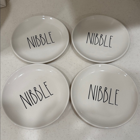 Rae Dunn Other - Set of 4 Rae Dunn Artisan Collection White Plate